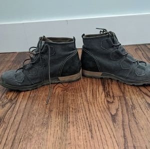 Sorel lace up ankle boots